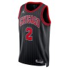Chicago Bulls Lonzo Ball 2 Jordan 2022-23 Statement Edition Musta Pelipaidat Swingman - Miesten